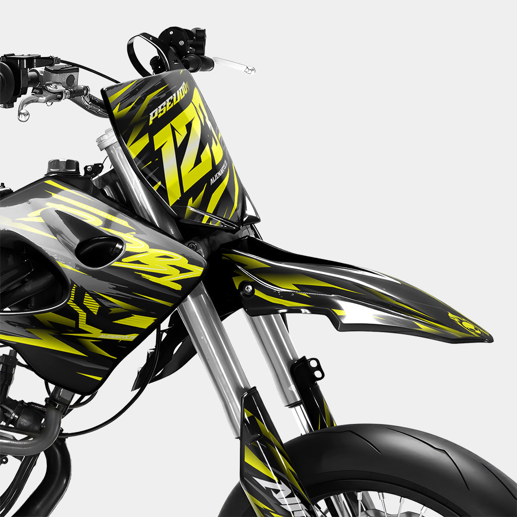 VAGUE - DERBI 50cc decal kit - Yellow