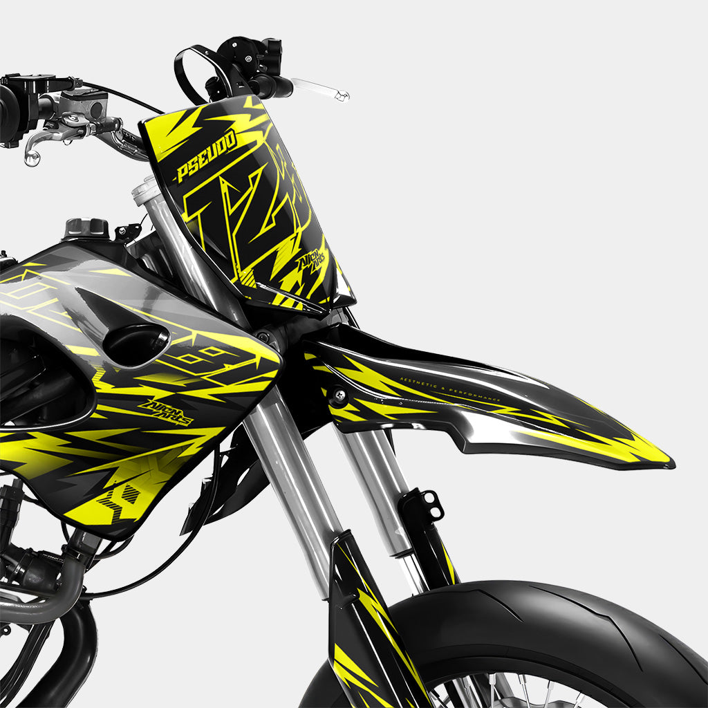 VIREO - Kit decorativo DERBI 50cc - Giallo