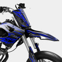 VITRA - Kit deco DERBI 50cc - Bleu Foncé