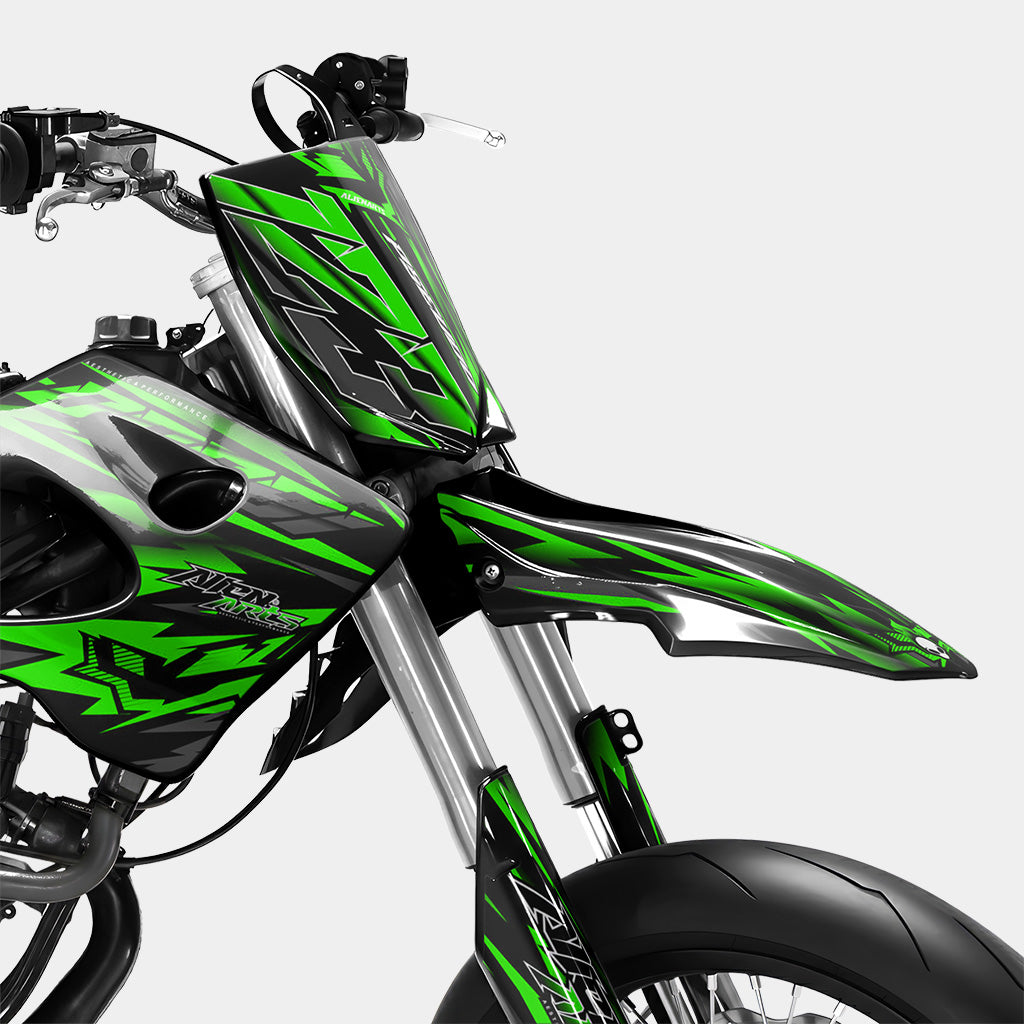 VITRA - Kit deco DERBI 50cc - Vert