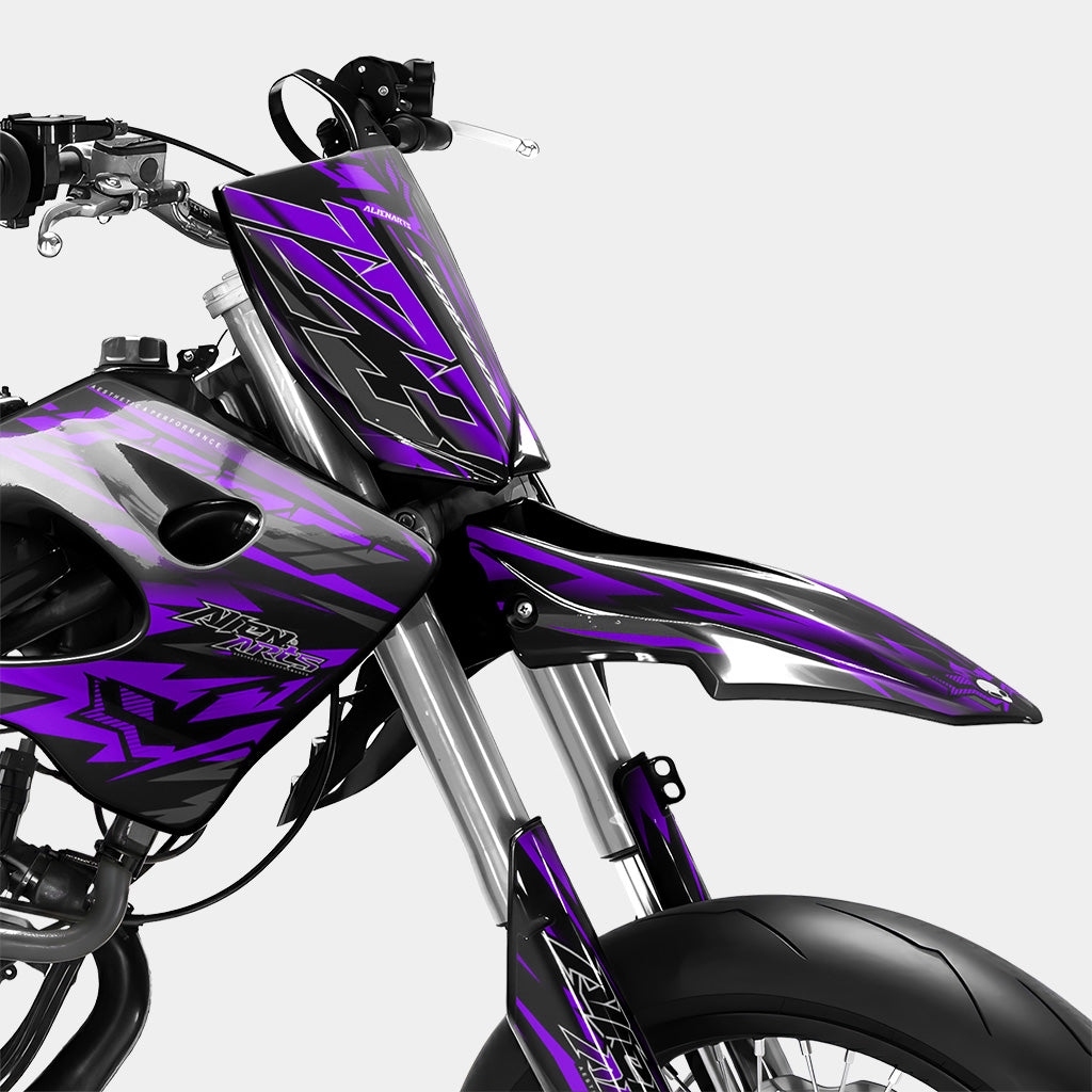 VITRA - Kit deco DERBI 50cc - Violet