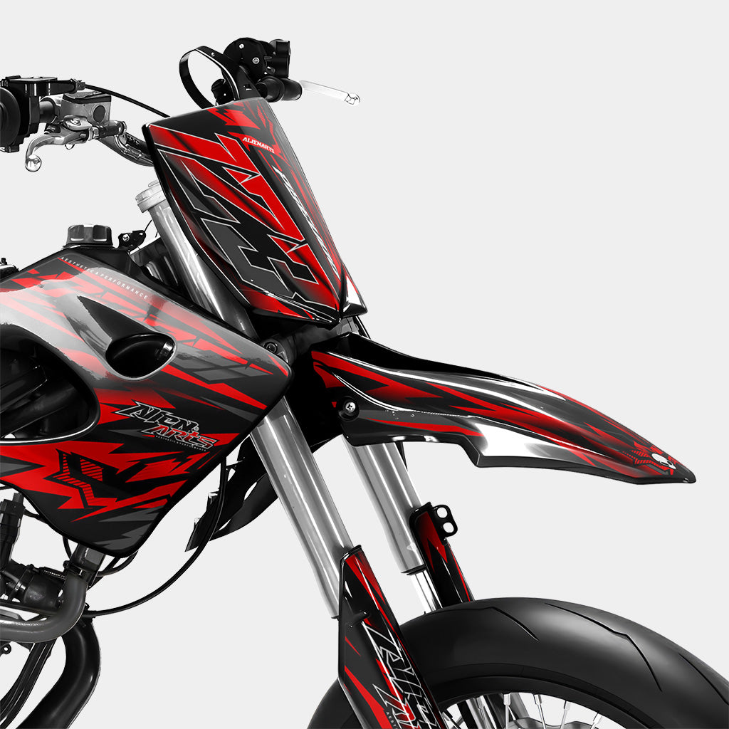 VITRA - Kit decorativo DERBI 50cc - Rojo