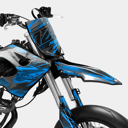 ZÉPHYR - Kit deco DERBI 50cc - Bleu — vue 2