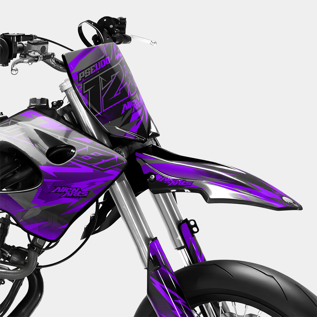 ZÉPHYR - Kit decorativo DERBI 50cc - Viola