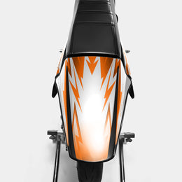 CALYPSO - Kit deco DERBI 50cc - Orange — vue 3