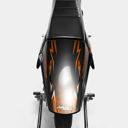 CIEL - Kit deco DERBI 50cc - Orange — vue 3