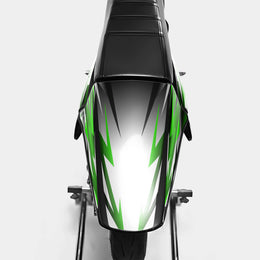 FIKA - Kit deco DERBI 50cc - Vert — vue 3