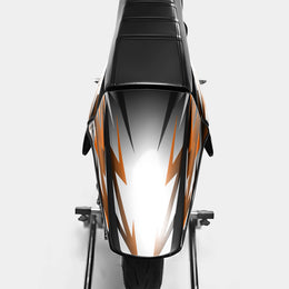 FIKA - Kit deco DERBI 50cc - Orange — vue 3