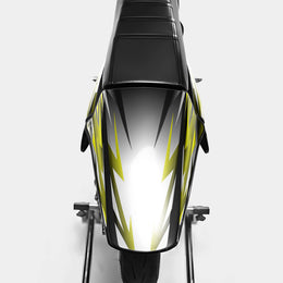 FIKA - Kit deco DERBI 50cc - Jaune — vue 3