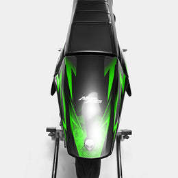 LISSE - Kit deco DERBI 50cc - Vert — vue 3
