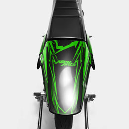MIROIR - Kit deco DERBI 50cc - Vert — vue 3