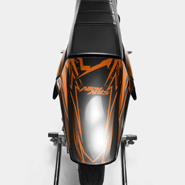 MIROIR - Kit deco DERBI 50cc - Orange — vue 3