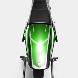 ONYX - Kit deco DERBI 50cc - Vert — vue 3
