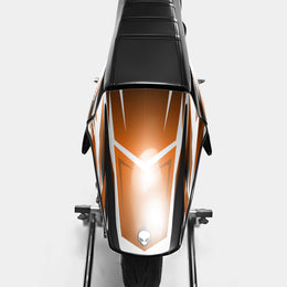 ONYX - Kit deco DERBI 50cc - Orange — vue 3