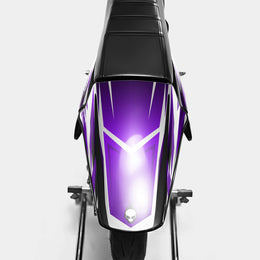 ONYX - Kit deco DERBI 50cc - Violet — vue 3