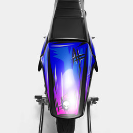 PAVO - Kit deco DERBI 50cc - Bleu Rose — vue 3