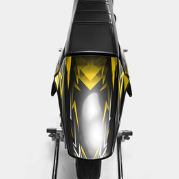 PIQUE - Kit deco DERBI 50cc -  Jaune Foncé — vue 3