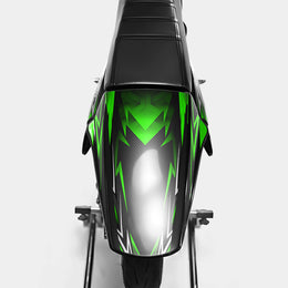 PIQUE - Kit deco DERBI 50cc - Vert — vue 3