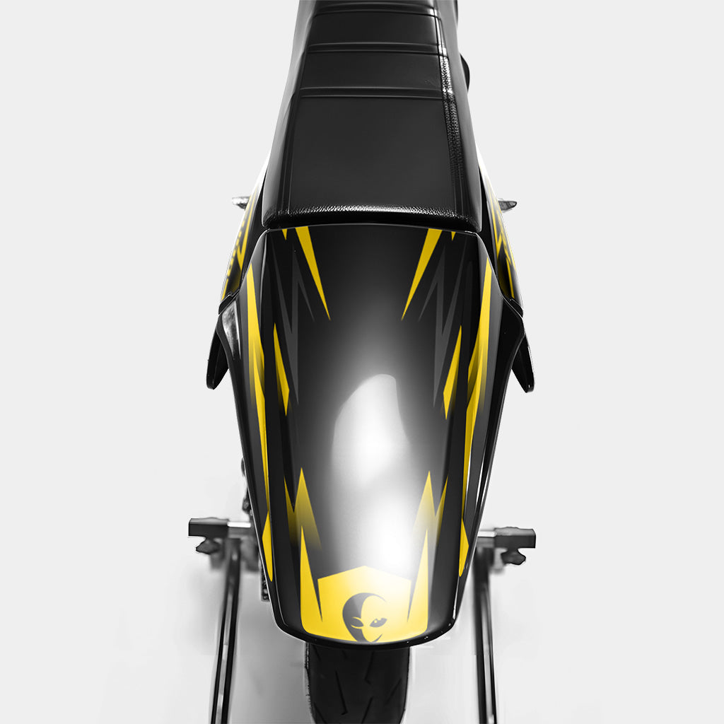 SABLE - Kit deco DERBI 50cc - Jaune Foncé