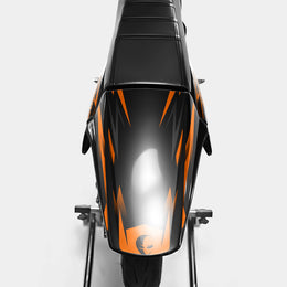 SABLE - Kit deco DERBI 50cc - Orange — vue 3