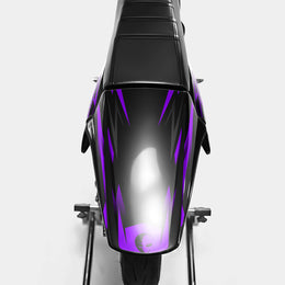 SABLE - Kit deco DERBI 50cc - Violet — vue 3