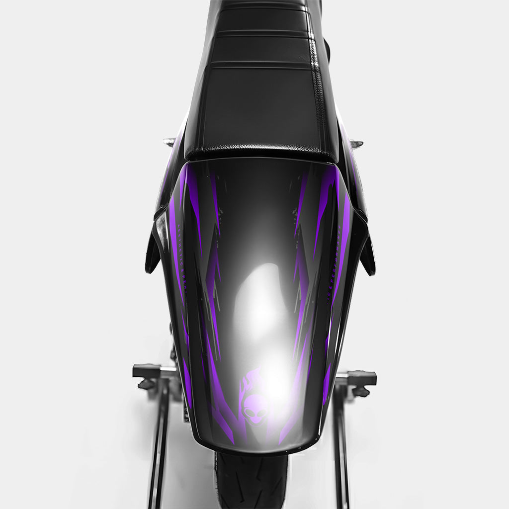VAGUE - Dekorationsset DERBI 50cc - Violett