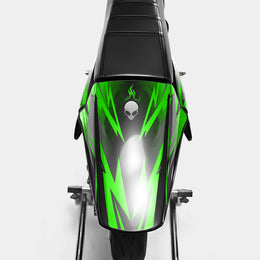 ZÉPHYR - Kit deco DERBI 50cc - Vert — vue 3