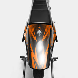 ZÉPHYR - Kit deco DERBI 50cc - Orange — vue 3