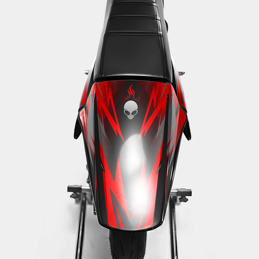 ZÉPHYR - Kit deco DERBI 50cc - Rouge