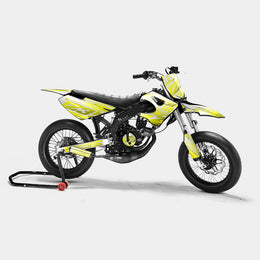 CALYPSO - Kit deco DERBI 50cc - Jaune — vue 1