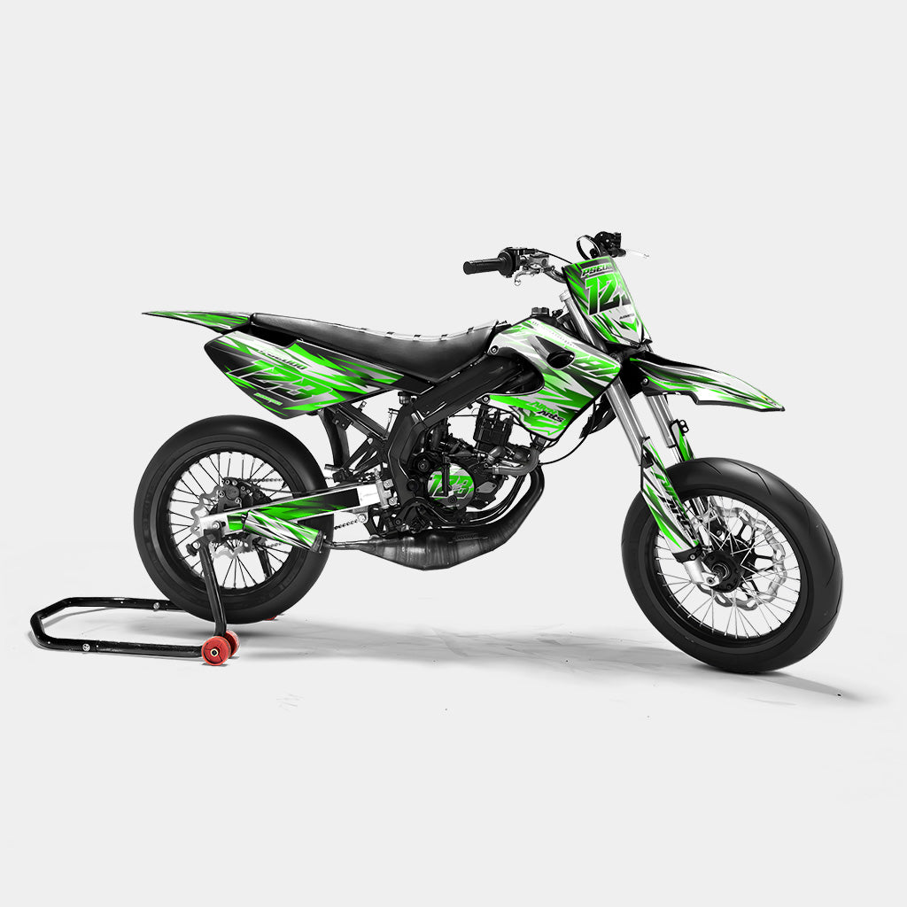 FIKA - Kit deco DERBI 50cc - Vert