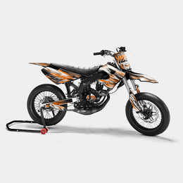 FIKA - Kit deco DERBI 50cc - Orange — vue 1