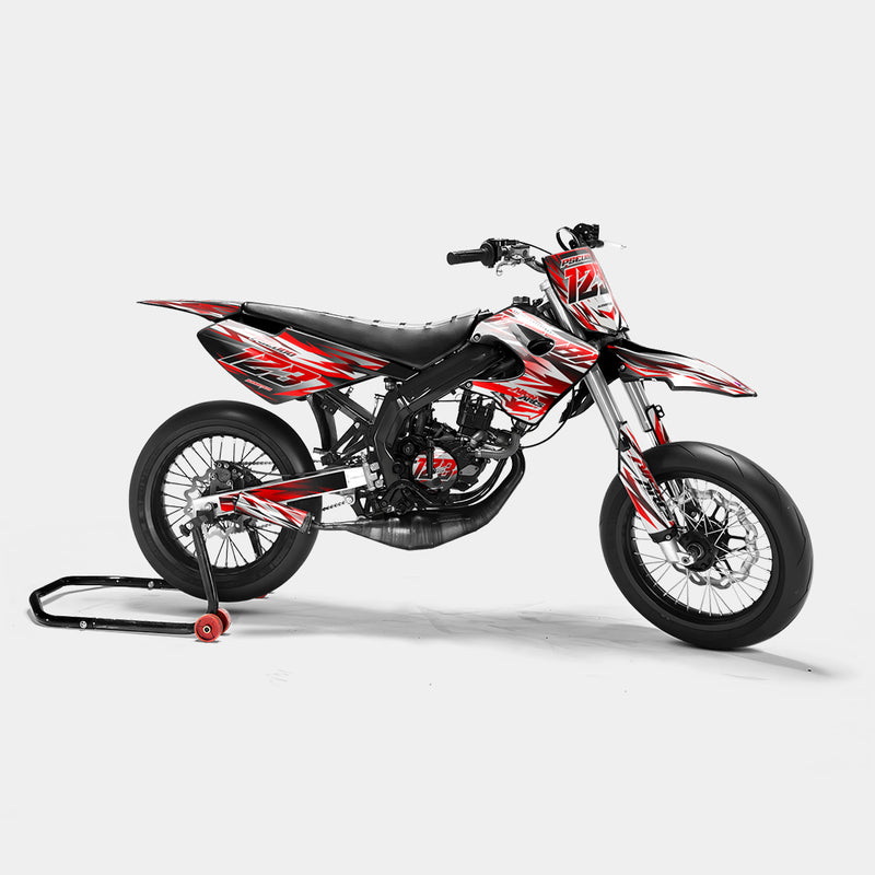 FIKA - Kit deco DERBI 50cc - Rouge