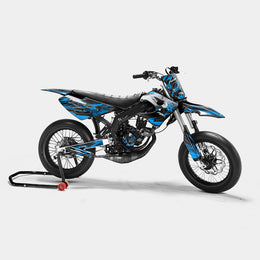 LISSE - Kit deco DERBI 50cc - Bleu — vue 1