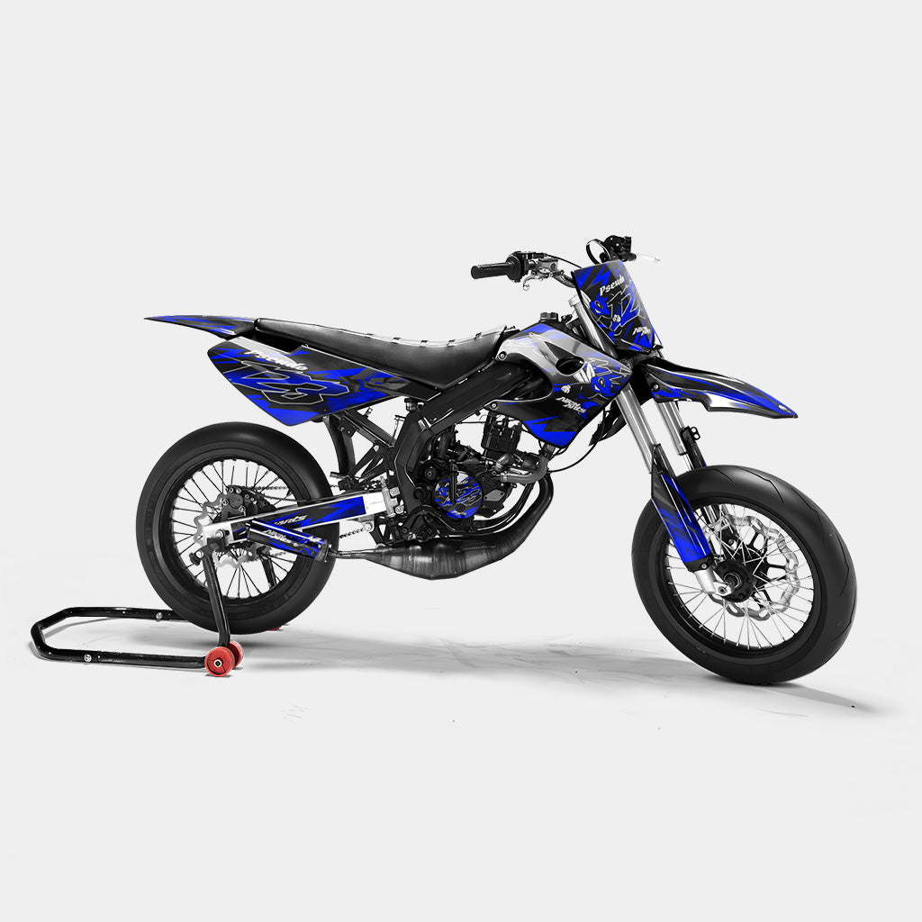 LISSE - Kit deco DERBI 50cc - Bleu Foncé
