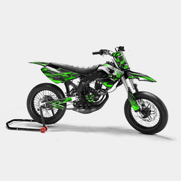 LISSE - Kit deco DERBI 50cc - Vert — vue 1