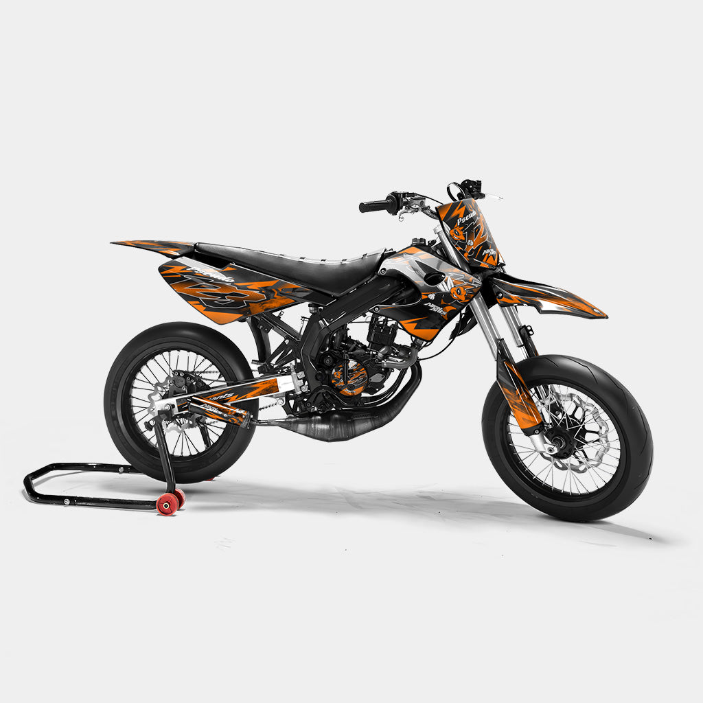 LISSE - Kit deco DERBI 50cc - Orange