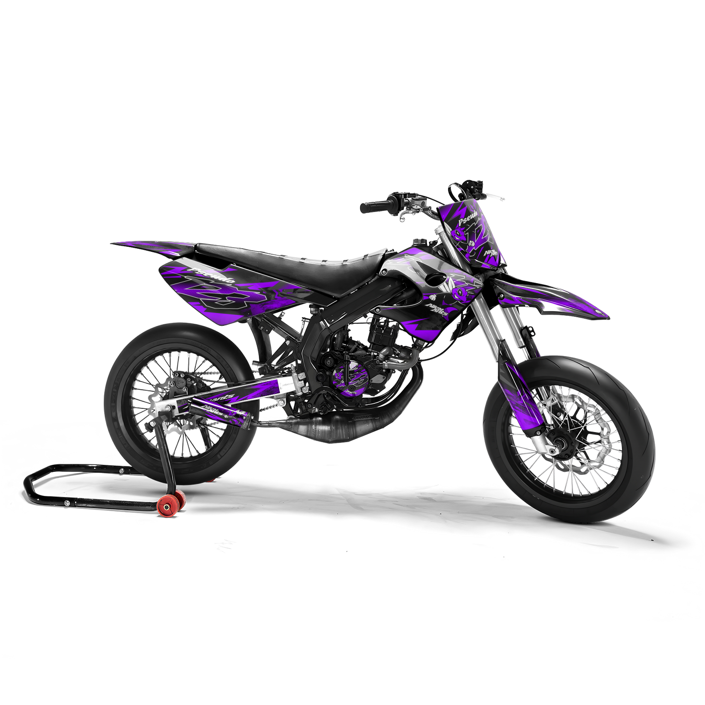 LISSE – Dekorationsset DERBI 50cc – Violett