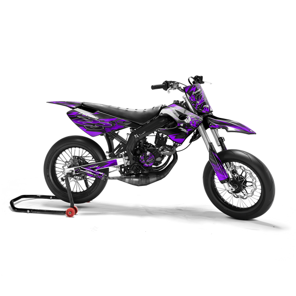 LISSE - Kit deco DERBI 50cc - Violet