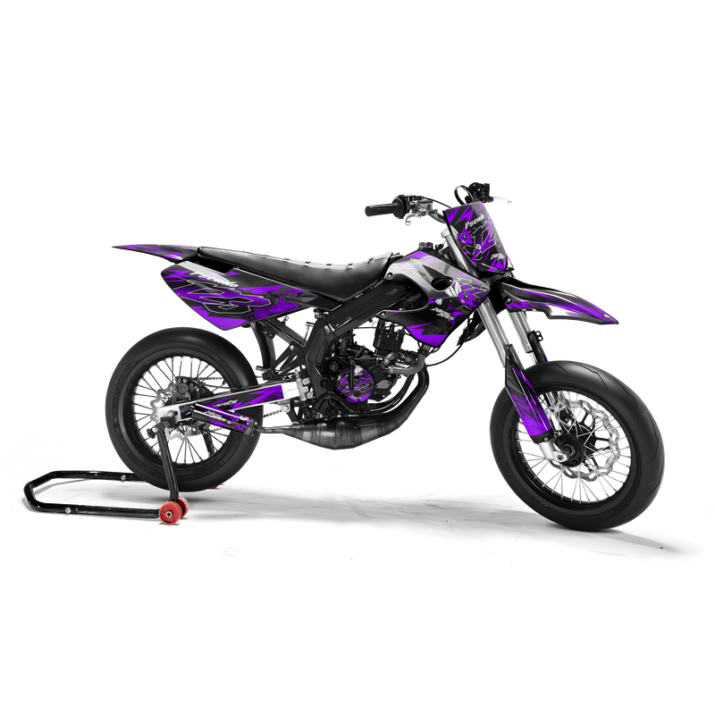 LISSE - Kit deco DERBI 50cc - Violet