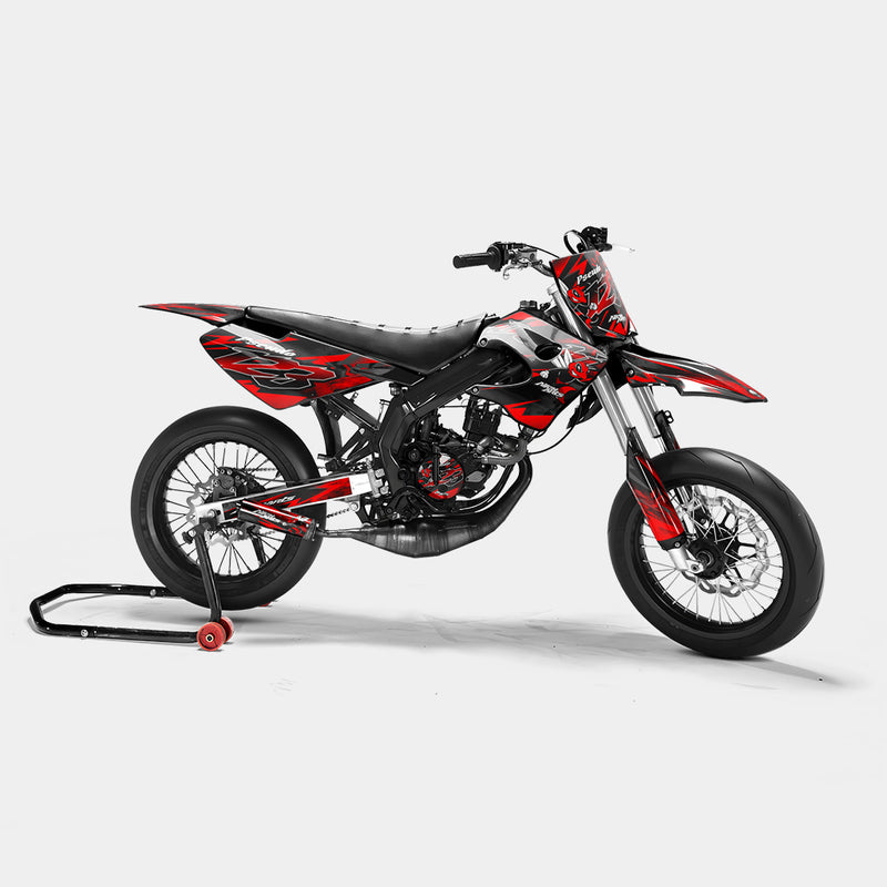 LISSE - Kit deco DERBI 50cc - Rouge