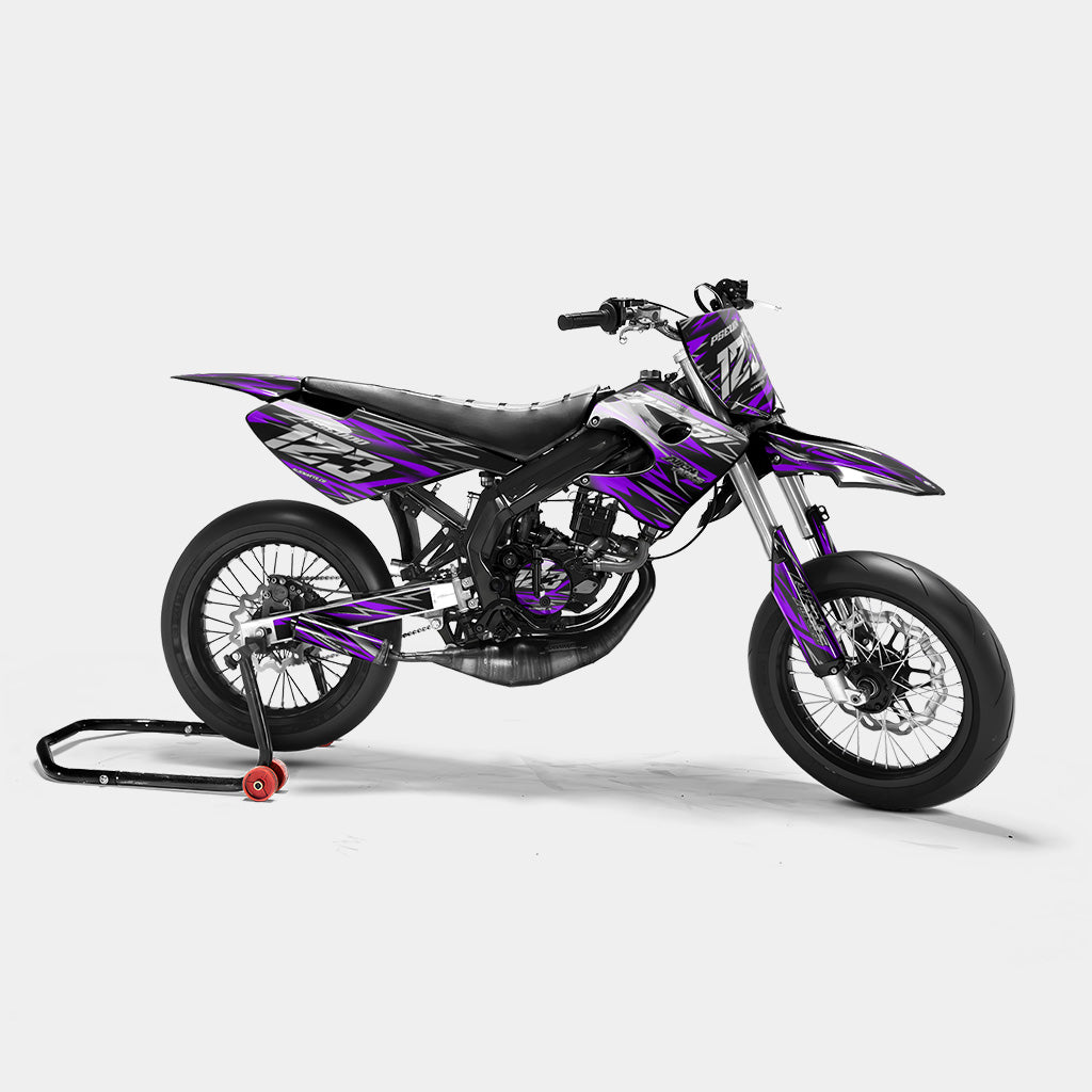 LUEUR - Kit deco DERBI 50cc - Violet