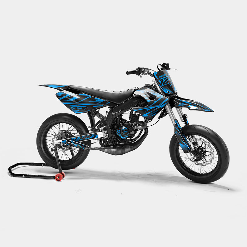 MISTRAL - Kit deco DERBI 50cc - Bleu