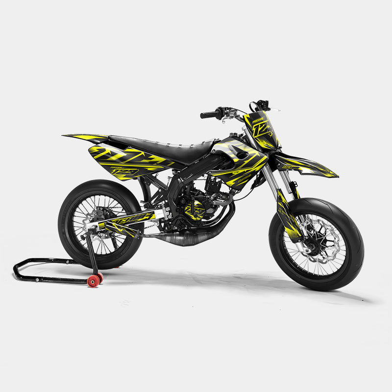 MISTRAL - Kit deco DERBI 50cc - Jaune