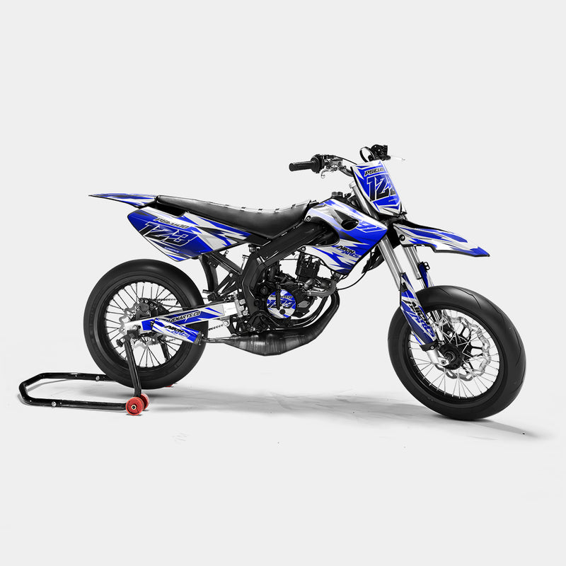ONYX - Kit deco DERBI 50cc - Bleu Foncé