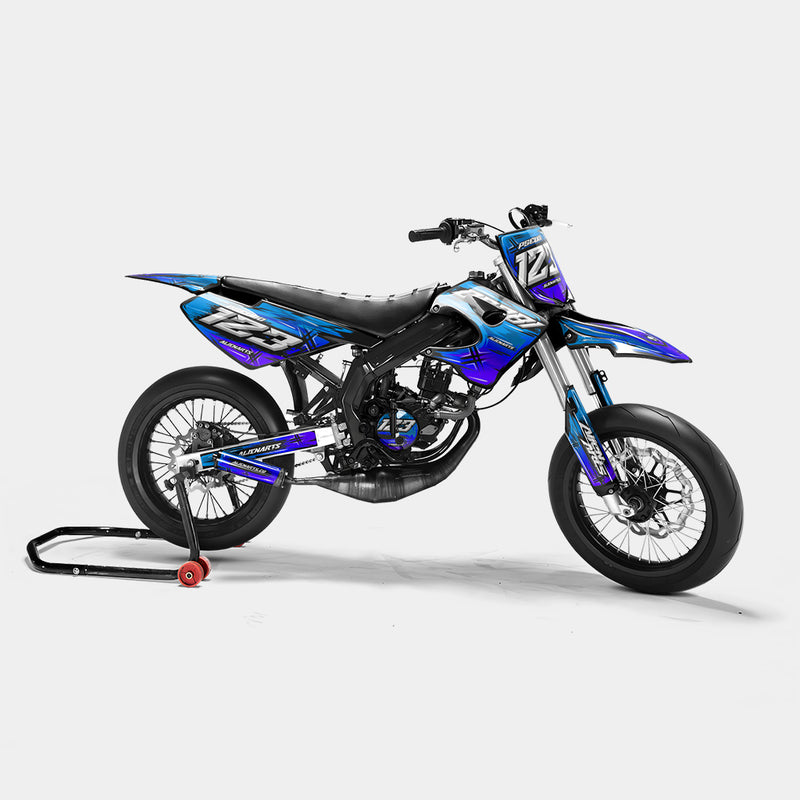 PAVO - Kit deco DERBI 50cc - Bleu