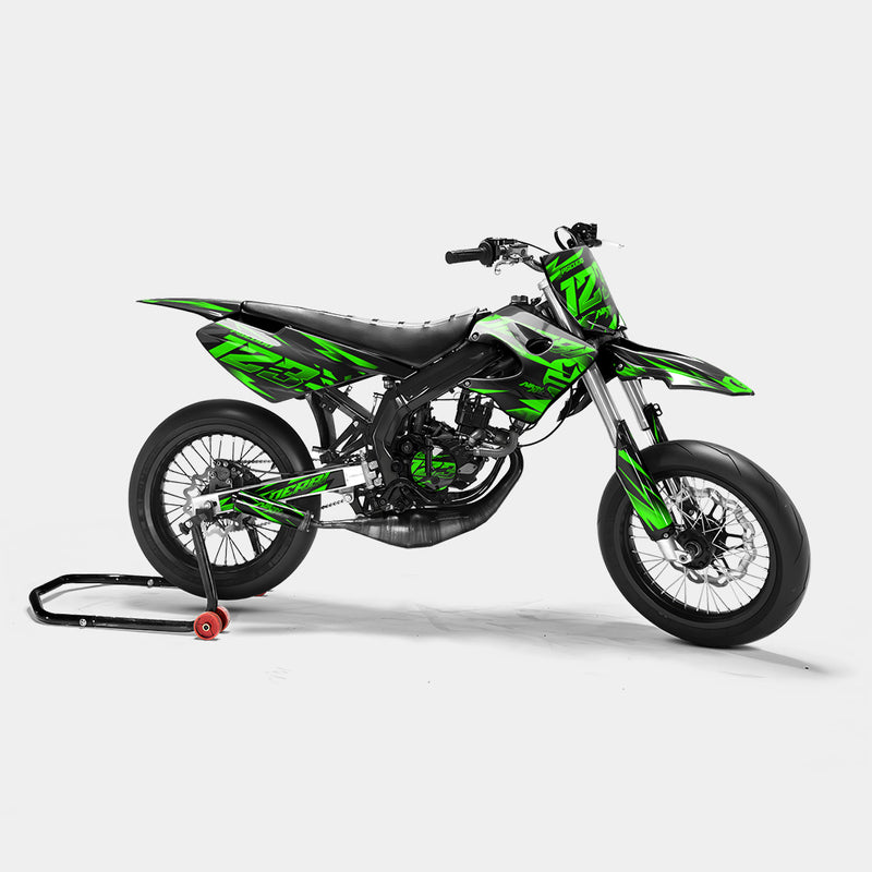 SABLE - Kit deco DERBI 50cc - Vert