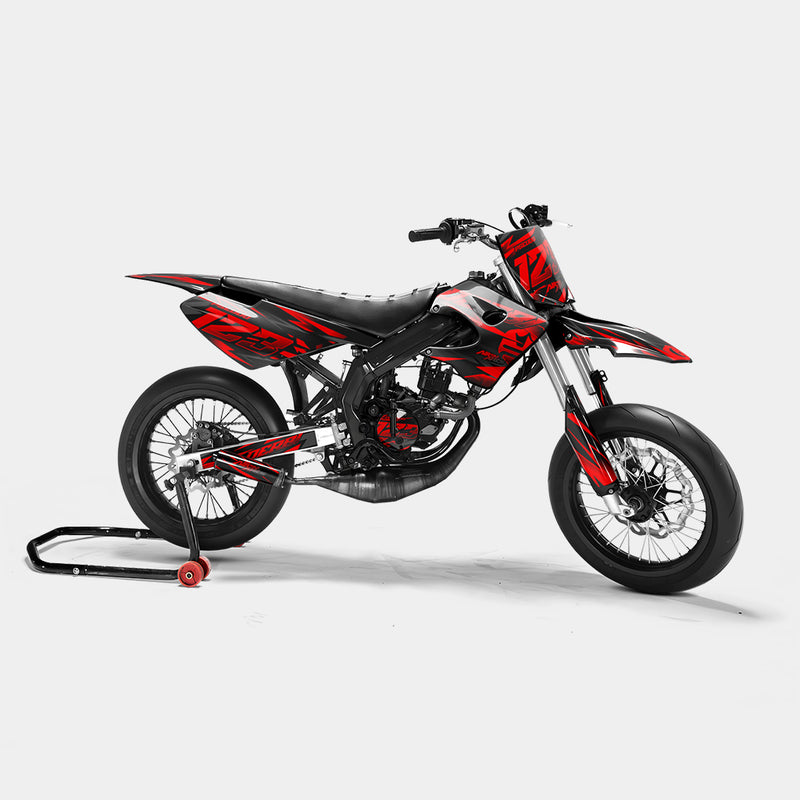 SABLE - Kit deco DERBI 50cc - Rouge