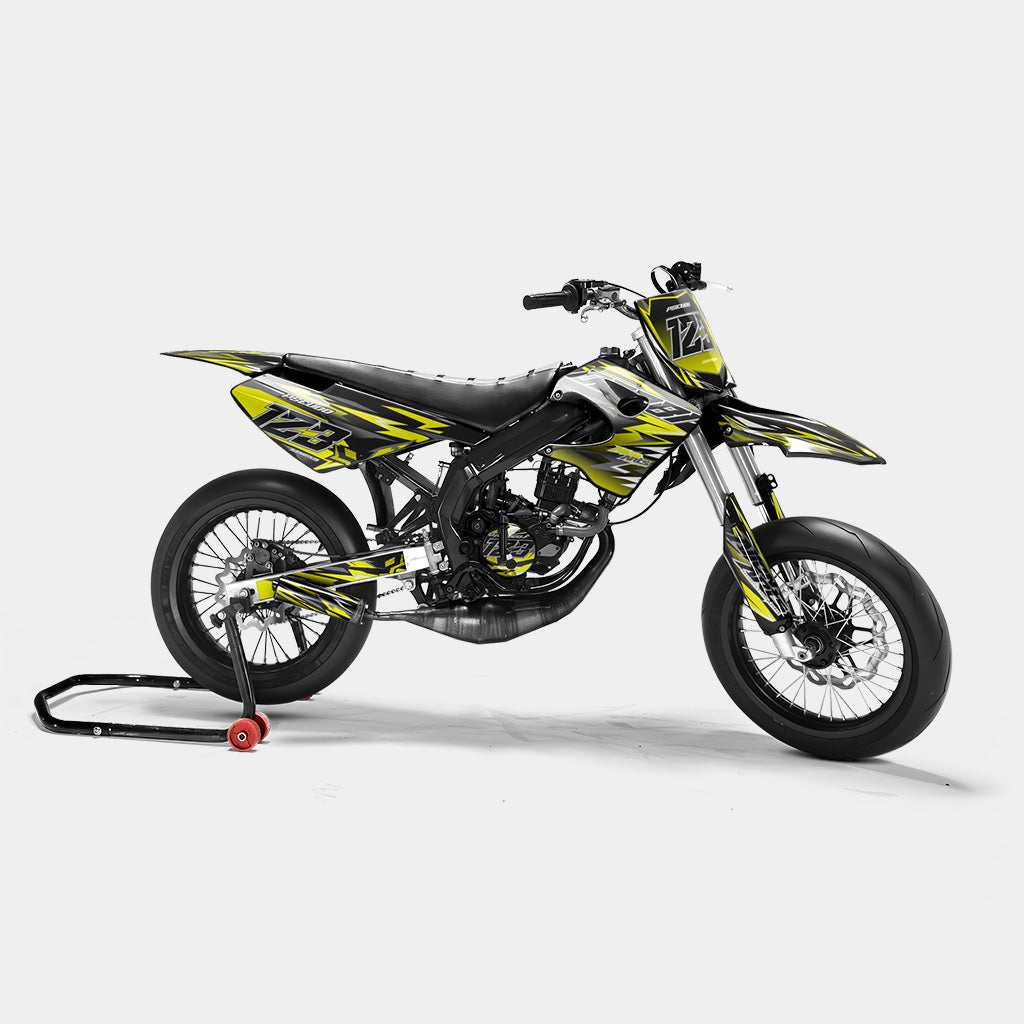 SENSO - Kit deco DERBI 50cc - Jaune