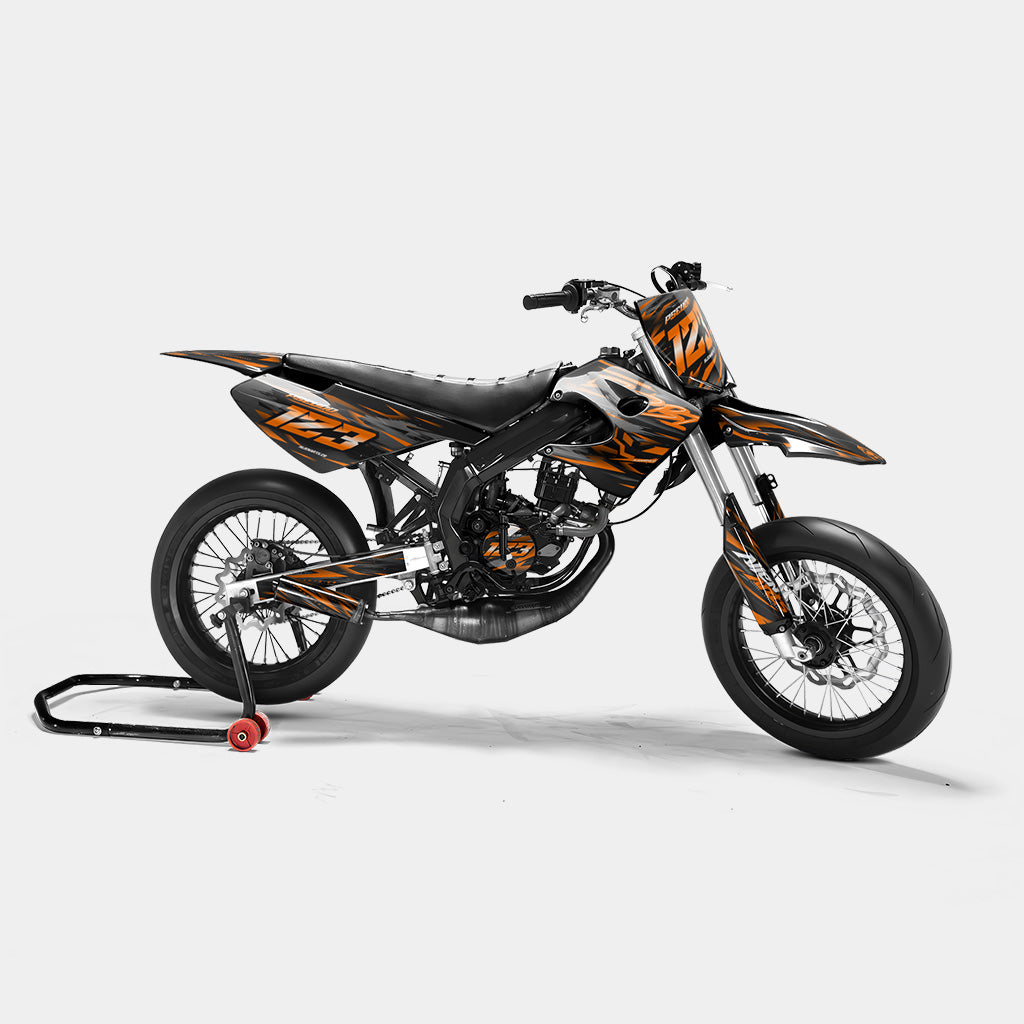 VAGUE - Kit deco DERBI 50cc - Orange